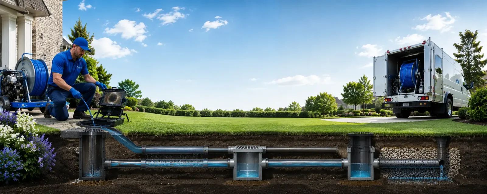 Outdoor drain cleaning information for Ridgeview, WV
